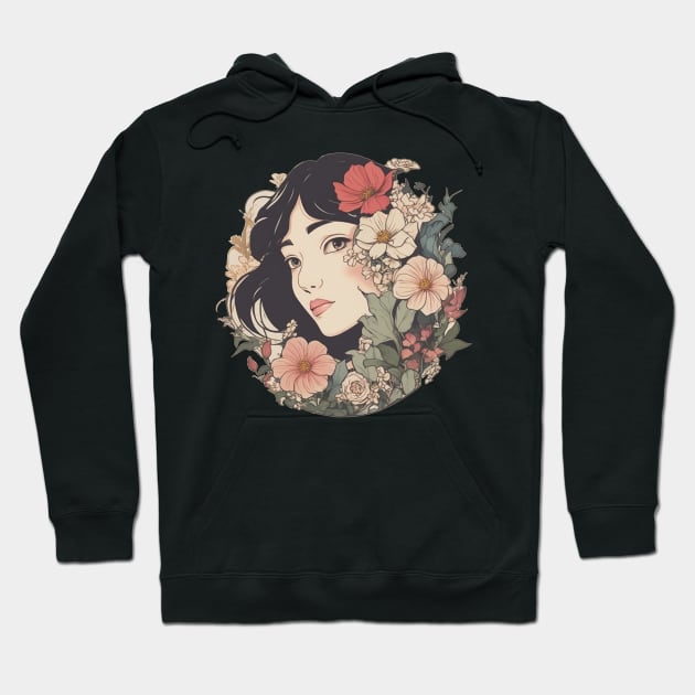 Flower Lady Hoodie by PlushFutura